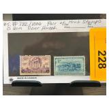Mint U.S. #782 & #1006 Stamps