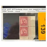 1930 US #689 General Von Steuben Stamp Pair