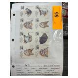Endangered Species Souvenir Stamp Sheet