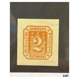 German States Hamburg 1876 2 Schilling Stamp