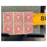 Six United States Documentary Stamps