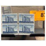 Block of U.S. Postage 3-Cent Stamps
