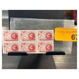 Block of 1966 Chilean E01 Stamps