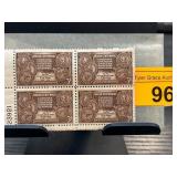 Indian Centennial Block of Four Stamps