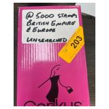 Approximately 5,000 Stamps