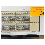 Block of 4 U.S. Postage Stamps, 4 Cents