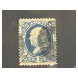 1879 US 1-Cent Blue Postage Stamp