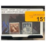 1953 Western Samoa Coronation Stamps Set