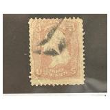 1861 US #65 Washington Issue Stamp