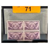 1935 Michigan Centennial 3ï¿½ Stamp Block