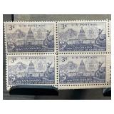 1951 Colorado Statehood 3c Stamp Block