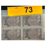 Block of 1948 Mississippi Territory Stamps