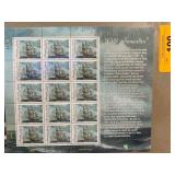 Block of U.S. Stamps Featuring ï¿½Old Ironsidesï¿½