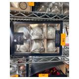 Decoris Glass Christmas Ornaments, 3 Box Sets