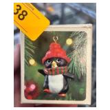 Hallmark Perky Penguin Ornament in Box