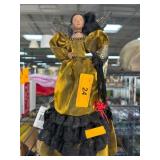 Angel Tree Topper with Golden Attire