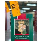 Cinnamon Bear Porcelain Ornament in Box