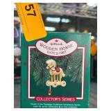 Hallmark 1987 Wooden Horse Ornament