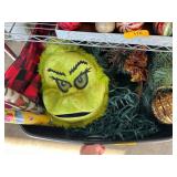 Box Lot of Christmas Decorations