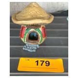 Decorative Mushroom House Figurine