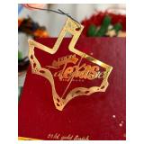 Tamerlane 24k Gold-Finish Texas Ornament