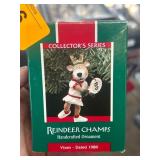 1989 Hallmark Reindeer Champs Ornament
