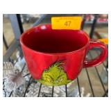 Red Ceramic Dr. Seuss Grinch Mug