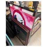 Four Framed and Unframed Artworks