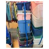 Stack of Mixed Storage Containers