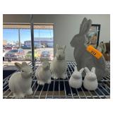 Decorative Rabbit Figurines