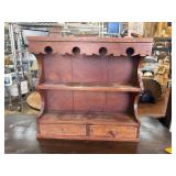 Wooden Spice Rack With Drawers