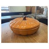 Pottery Barn Pumpkin Ceramic Dish