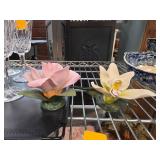 Napoleon Italy Porcelain Flower Figurines