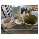 Decorative Planters and Sculpture