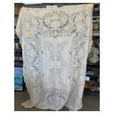 Handcrafted Lace Textile With Floral Motifs