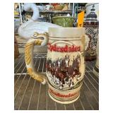 Ceramarte Budweiser Clydesdales Beer Stein