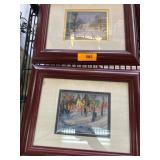 Two Claude Monet Prints in Frames