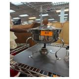 Metal Chafing Dish With Wooden Handle