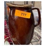 Hull Oven Proof USA Brown Glaze Pitcher