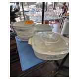 CorningWare Blue Cornflower and Spice of Life Dish