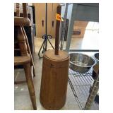 Wooden Butter Churn with Plunger Handle
