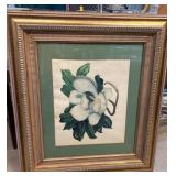 Framed Botanical Print With Gabberts Label