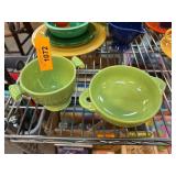 Green Fiesta Bowls, Two Variants