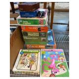 Jigsaw Puzzles and Frame-Tray Puzzle Lot