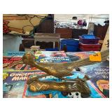 Decorative Brass Bird Figurine