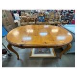 Wooden Oval Dining Table