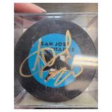 Evgeni Nabokov Signed Hockey Puck