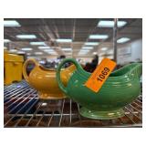 Fiesta Gravy Boats in Green and Yellow