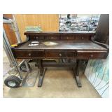 Wooden Desk with Multiple Drawers