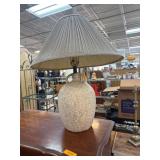 Crackle Glaze Ceramic Table Lamp with Shade